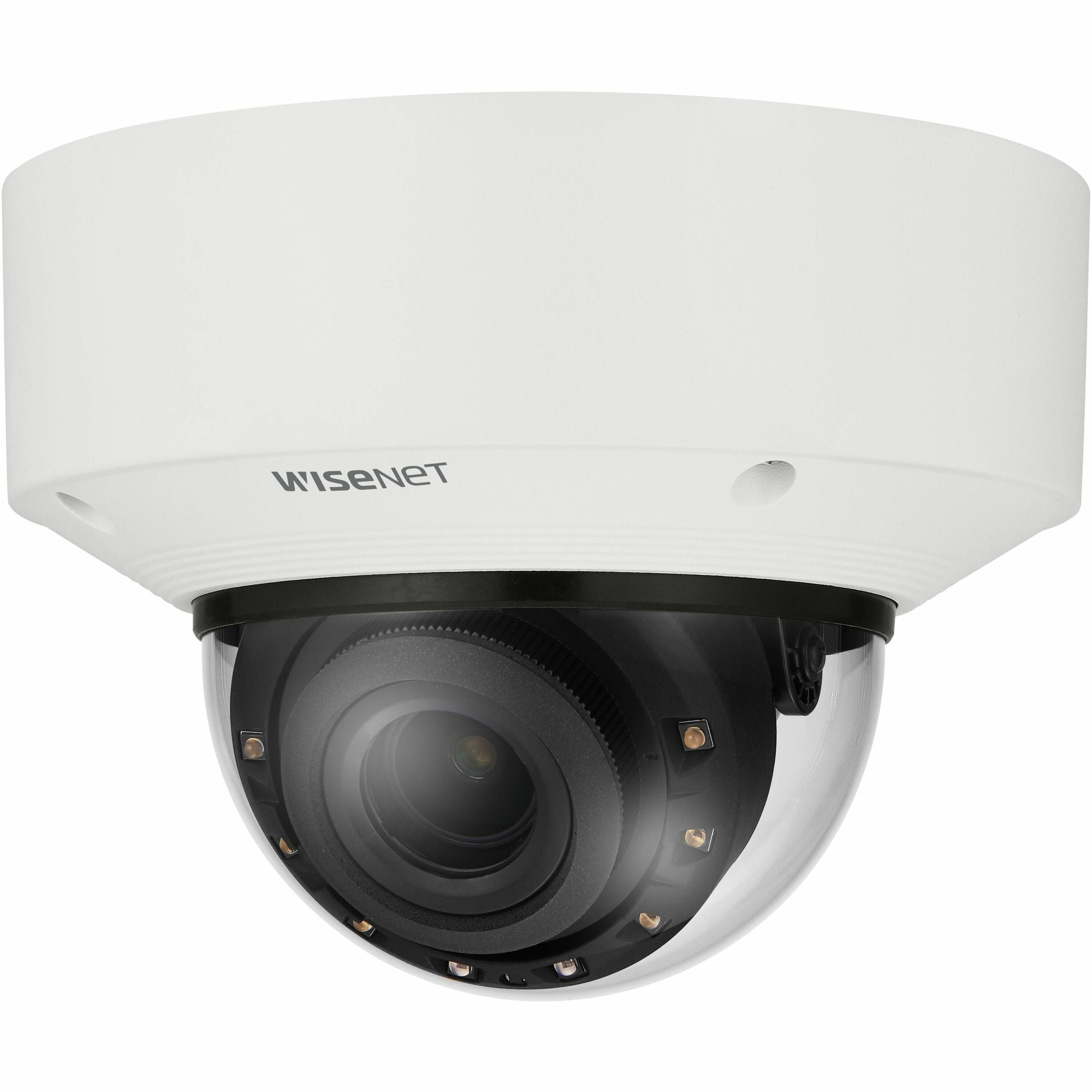 Wisenet XNV-C9083R Outdoor 4K Network Camera - Color - Dome - White - TAA Compliant - XNV-C9083R/KEX