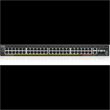 ZYXEL 48-port GbE L3 Access PoE+ Switch with 6 10G Uplink (600 W) - XGS2220-54HP