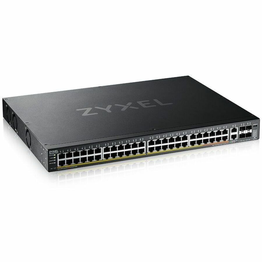 ZYXEL XGS2220-54FP 48-Port Gigabit L3 Managed and Nebula Pro Cloud Managed Switch | 40 PoE+ / 10 PoE++ Ports at 960W with 4 SFP+ 10G Uplinks and 2 10G Ethernet Ports - XGS2220-54FP