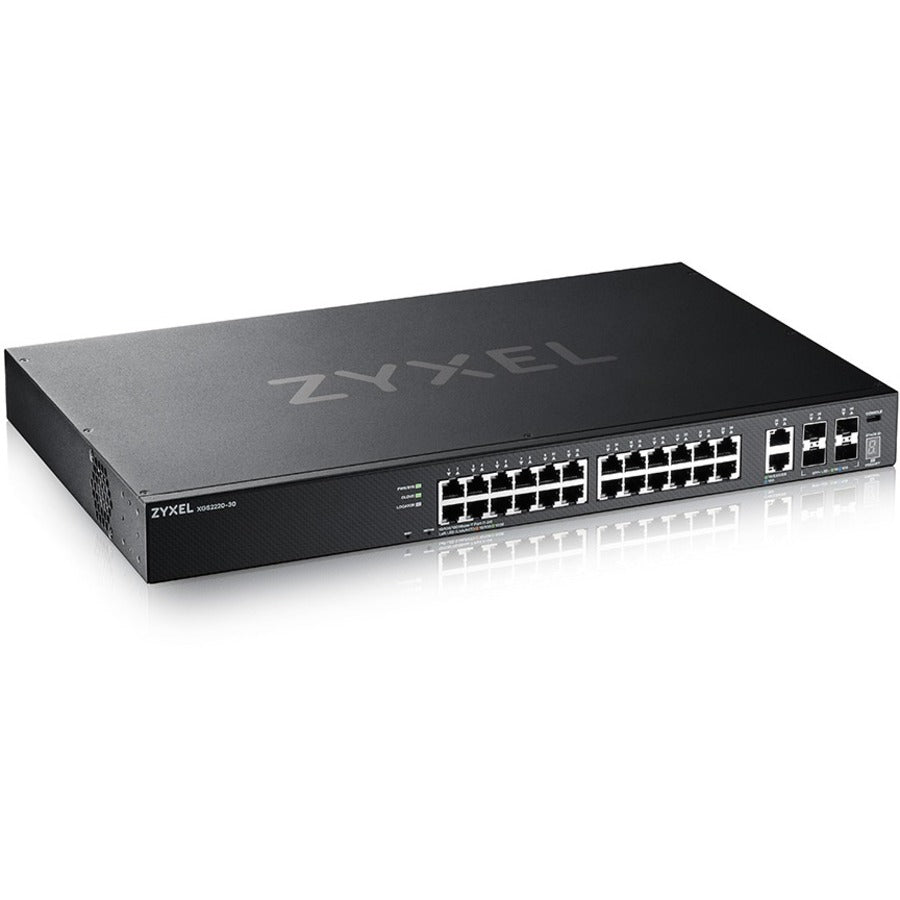 ZYXEL 24-port GbE L3 Access Switch with 6 10G Uplink - XGS2220-30