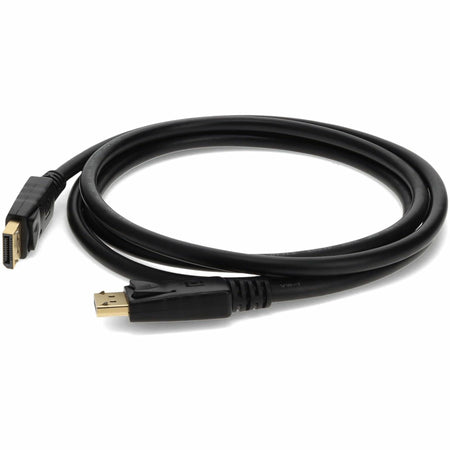 AddOn 2m DisplayPort 1.2 Male to Male Black Cable For Resolution Up to 3840x2160 (4K UHD) - DISPLAYPORT2M