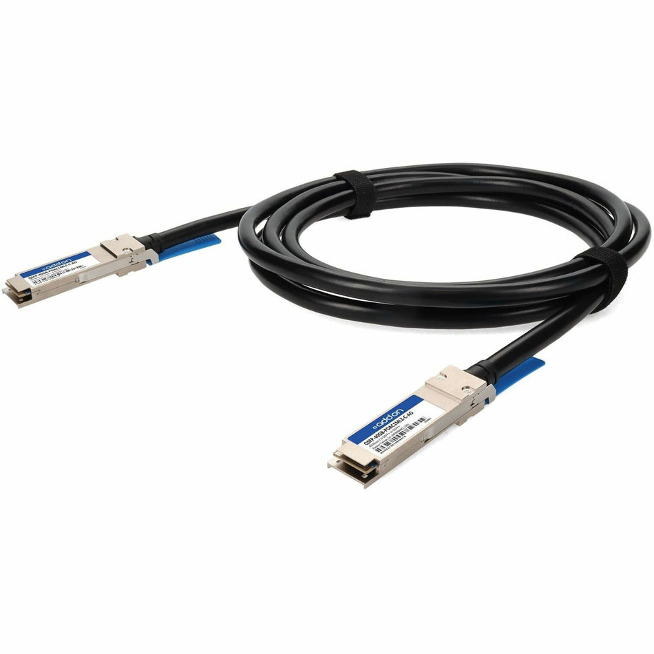 AddOn Cisco&reg; Compatible TAA 40GBase-CU QSFP+ to QSFP+ Direct Attach Cable (Passive Twinax, 1m, Infiniband FDR10, 30AWG, LSZH) - QSFP-40GB-PDAC1MLZ-C-AO
