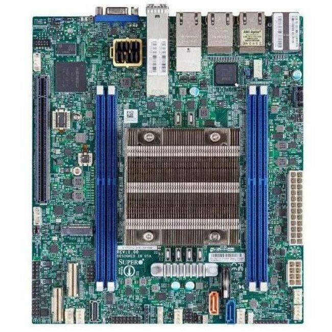 Supermicro X12SDV-8C-SPT8F Server Motherboard - Intel Chipset - Socket BGA-2579 - Micro ATX - MBD-X12SDV-8C-SPT8F-O