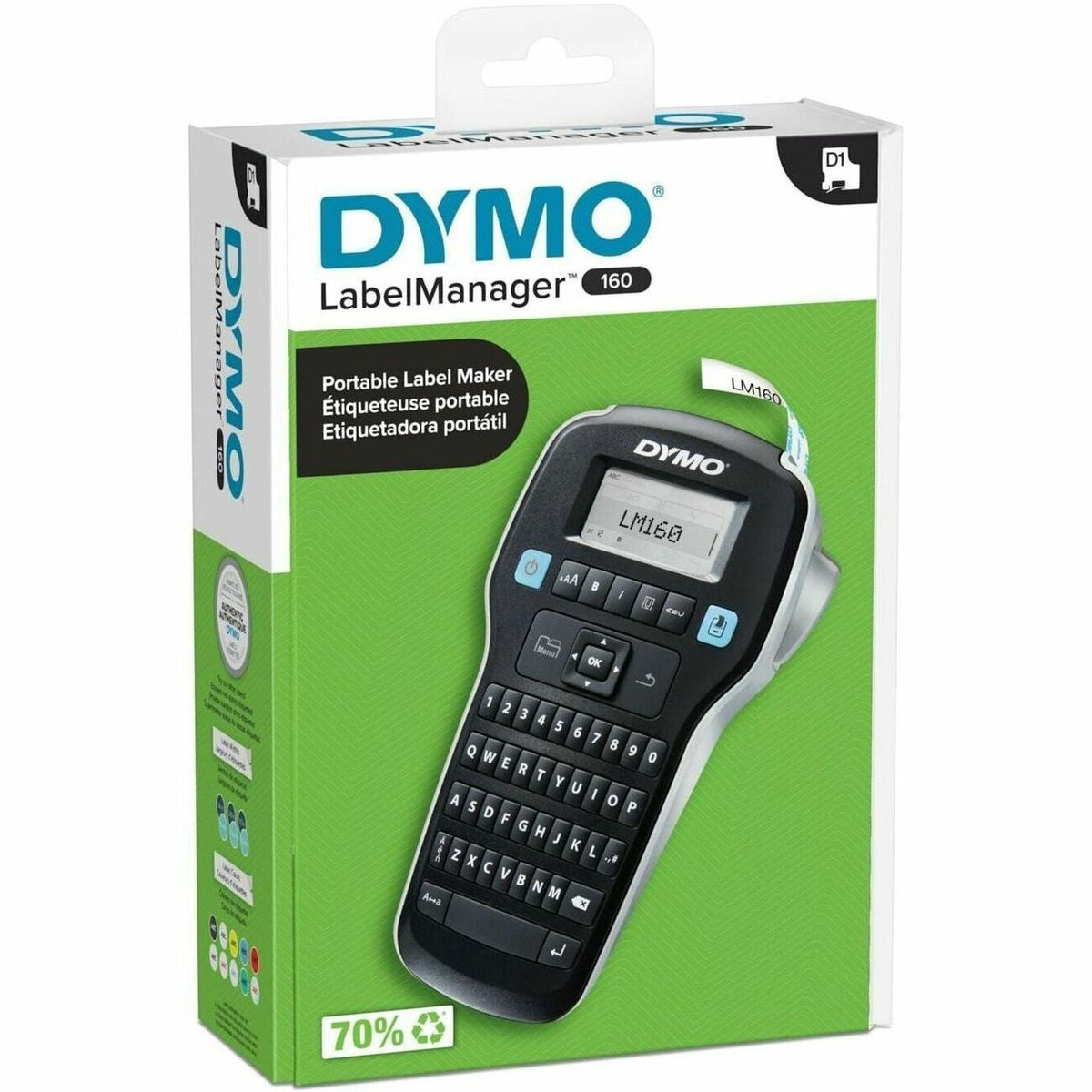 Dymo LabelManager 160 Portable Label Maker - 2175086