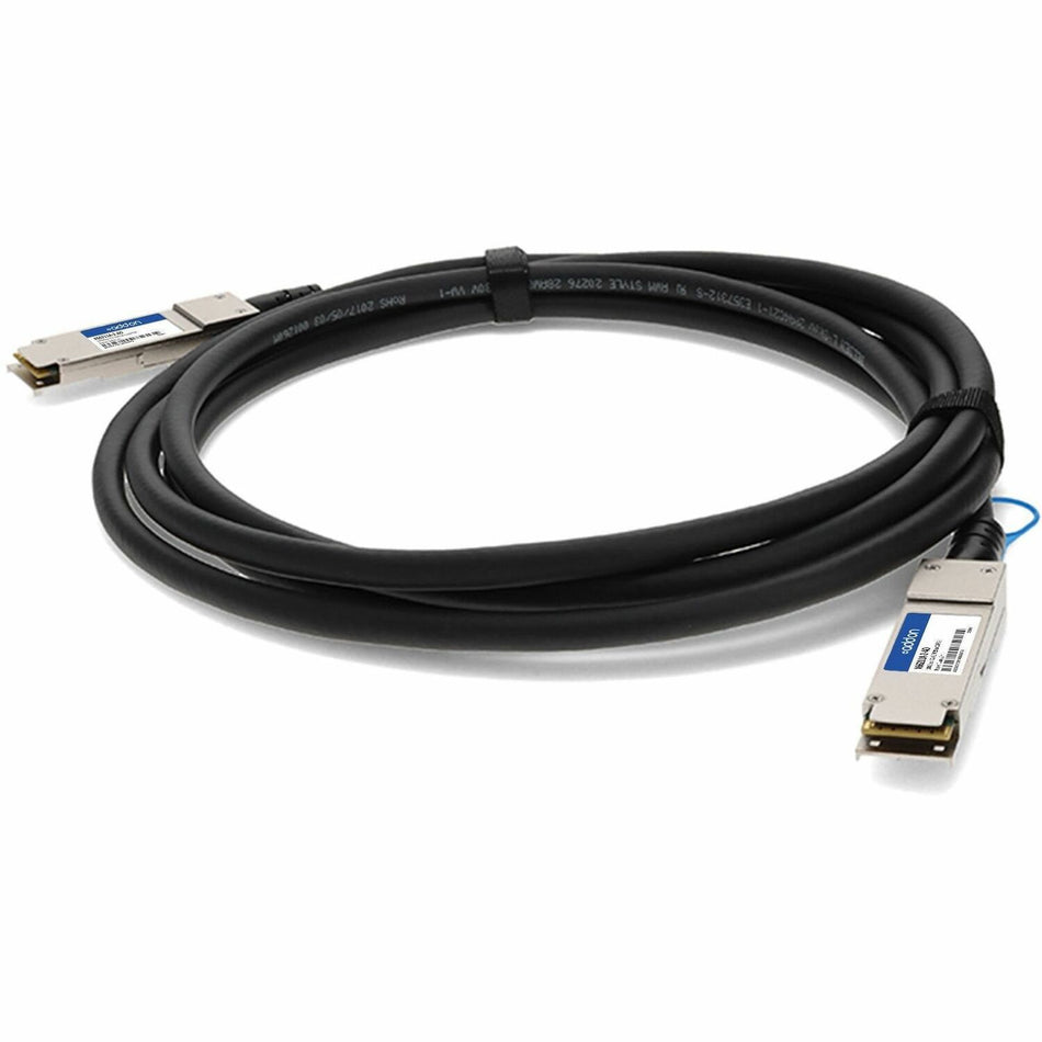AddOn NetAPP&reg; X66211A-2 Compatible TAA Compliant 100GBase-CU QSFP28 Direct Attach Cable (Passive Twinax, 2m) - X66211A-2-AO