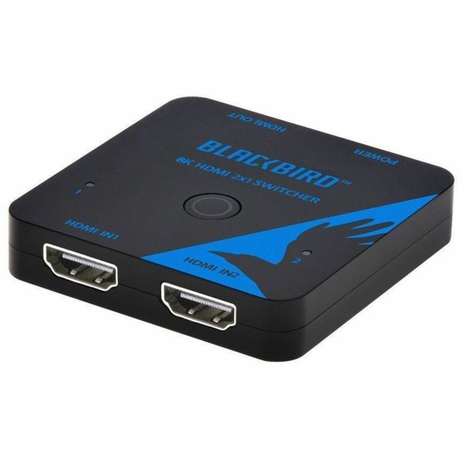 Monoprice Blackbird 8K60 2x1 Video Switcher with HDMI, HDCP 2.3, Share One 8K60 HDMI Input Between Two Sources - 44434