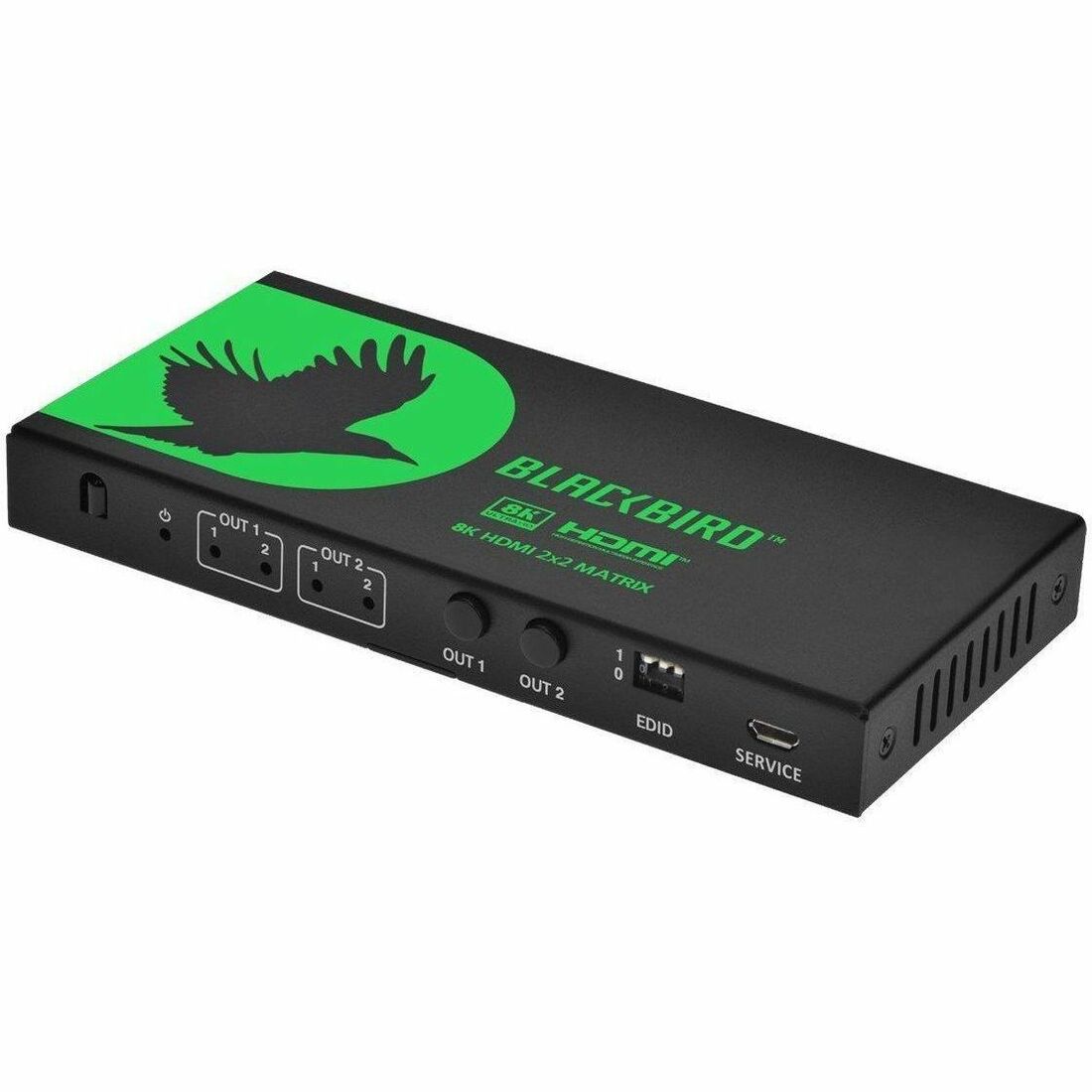Monoprice Blackbird 8K60 2x2 Video Matrix with HDMI plus Audio Extraction HDCP 2.3 - 44438