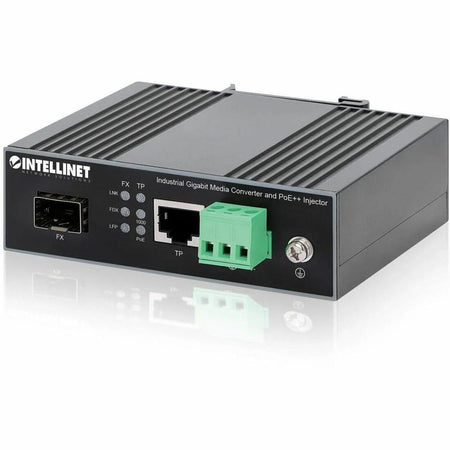 Intellinet Industrial Gigabit Media Converter and PoE++ Injector - 509107