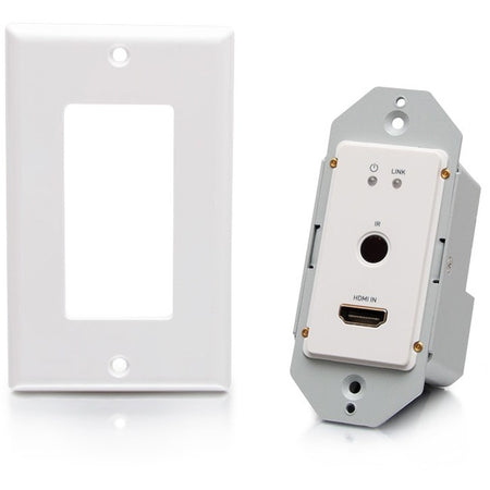 C2G 1-Gang HDMI HDBaseT Wall Plate Transmitter, RS232, IR over Cat Extender - C2G30021