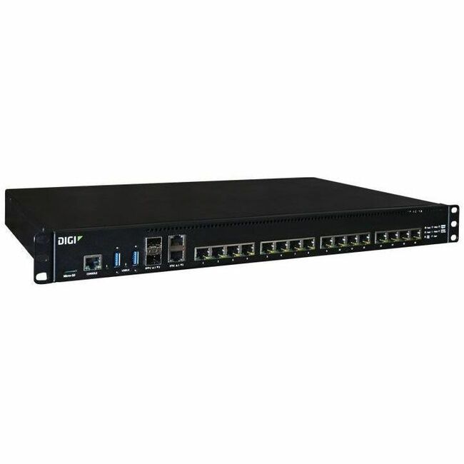 Digi Connect EZ 16 - Serial Server, 16-port, RS-232, US Power Cord - EZ16-A100-US