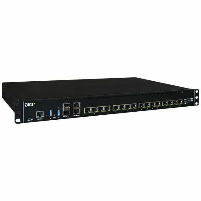 Digi Connect EZ 16 MEI - Serial Server, 16-port, RS-232/422/485, US Power Cord - EZ16-C100-US
