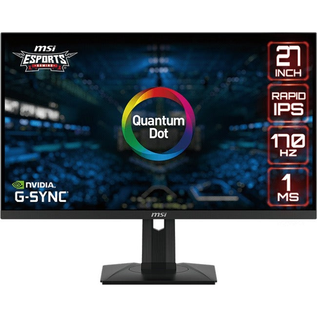 MSI G274QPF-QD 27" Class WQHD Gaming LCD Monitor - 16:9 - Black - G274QPFQD