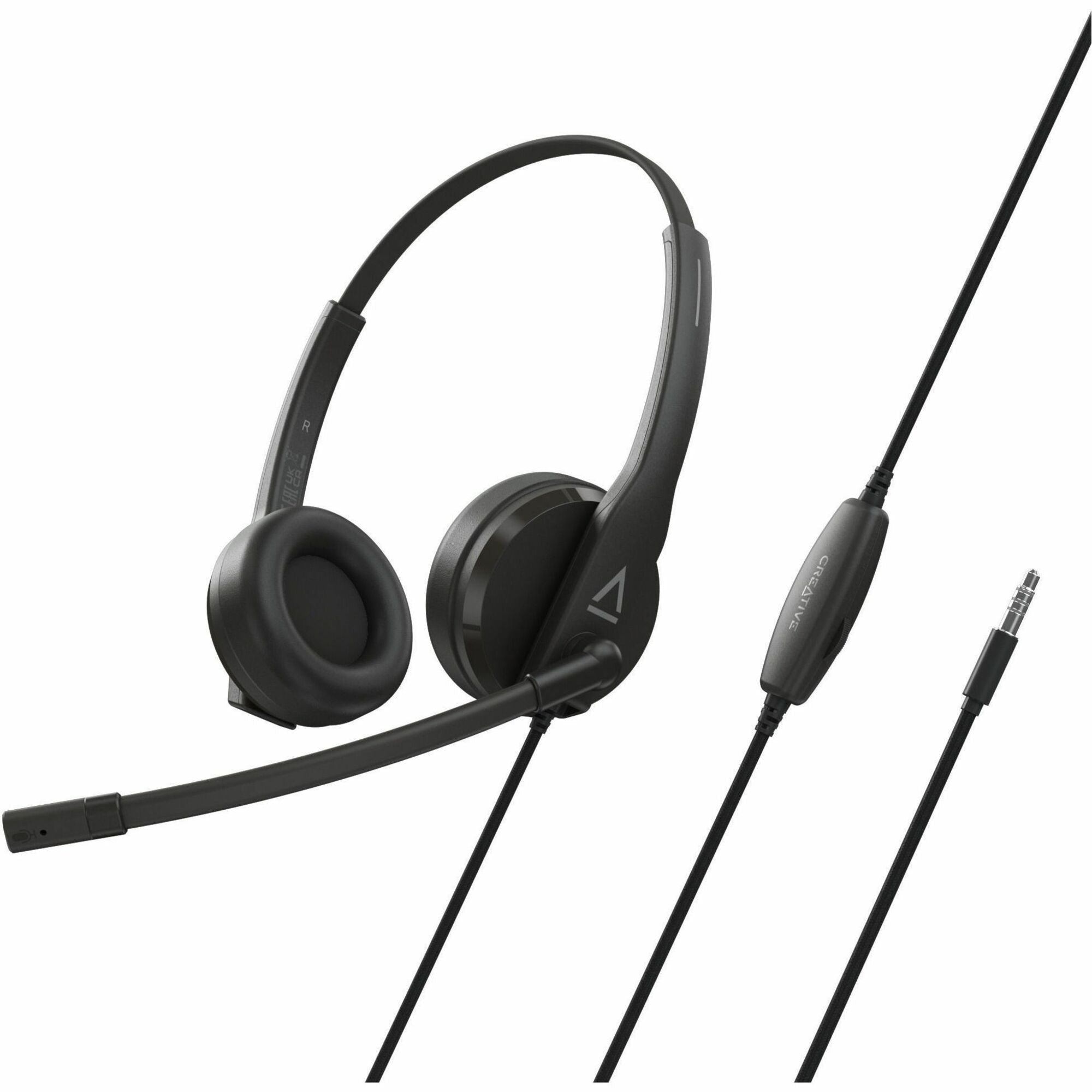 Creative HS-230 Lightweight Headset with Noise-cancelling Mic - 51EF1110AA000