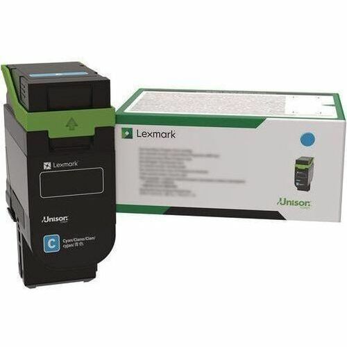 Lexmark Original High Yield Laser Toner Cartridge - Box - Return Program - Cyan - 1 Pack - 75M1HC0