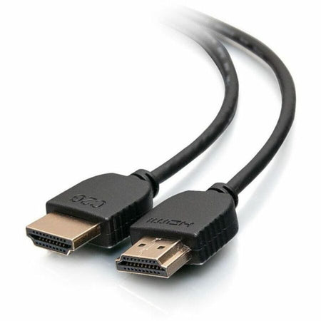 C2G 6ft Plus Series Slim Flexible HDMI Cable with Low Profile Connectors - VW-1 Rated - 4K 60Hz - M/M - Black (2 Pack) - C2G21007