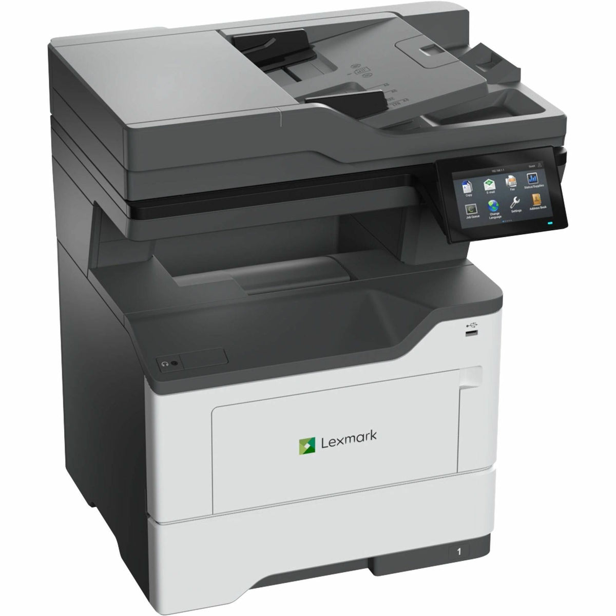 Lexmark MX532adwe Wired & Wireless Laser Multifunction Printer - Monochrome - TAA Compliant - 38S0820