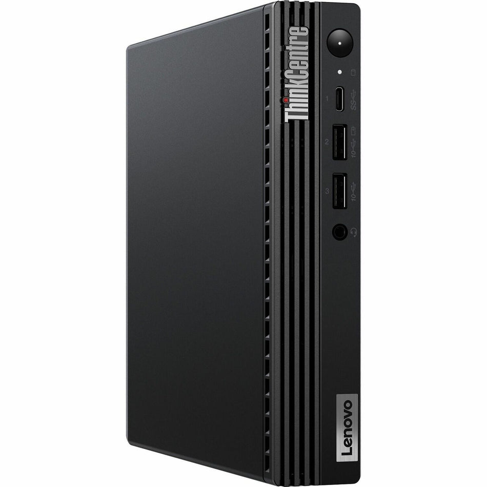 Lenovo ThinkCentre M70q Gen 4 12E30003US Desktop Computer - Intel Core i5 13th Gen i5-13400T - 8 GB RAM - 256 GB M.2 PCI Express NVMe x4 SSD - 12E30003US