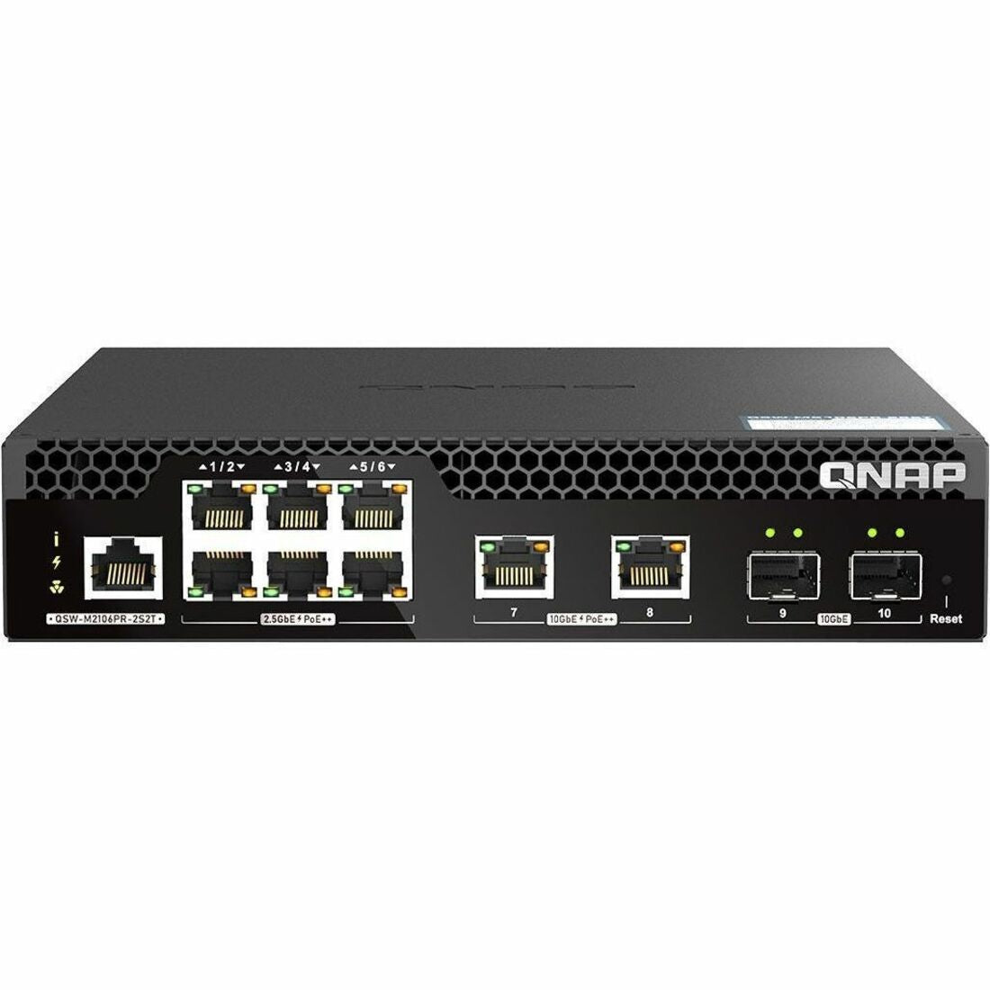 QNAP QSW-M2106PR-2S2T Ethernet Switch - QSW-M2106PR-2S2T-US