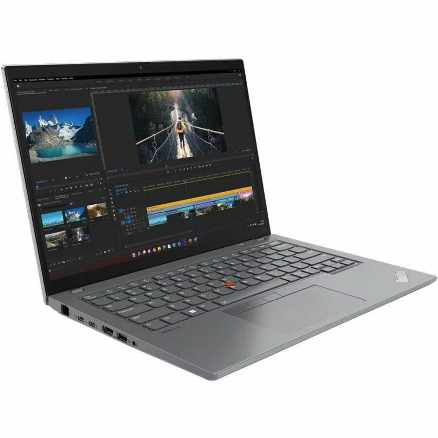 Lenovo ThinkPad T14 Gen 4 21HD002BUS 14" Notebook - WUXGA - Intel Core i7 13th Gen i7-1355U - 16 GB - 512 GB SSD - English Keyboard - Storm Gray - 21HD002BUS