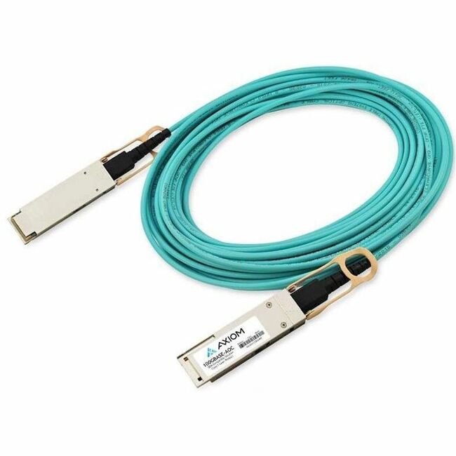 Axiom 100GBASE-AOC QSFP28 Active Optical Cable MSA Compatible 10m - Q28-100G-AOC10M-AX