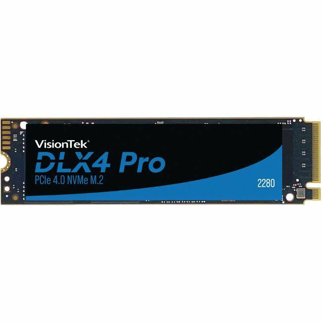 VisionTek DLX4 Pro 4 TB Solid State Drive - M.2 2280 Internal - PCI Express NVMe (PCI Express NVMe 4.0 x4) - 901570