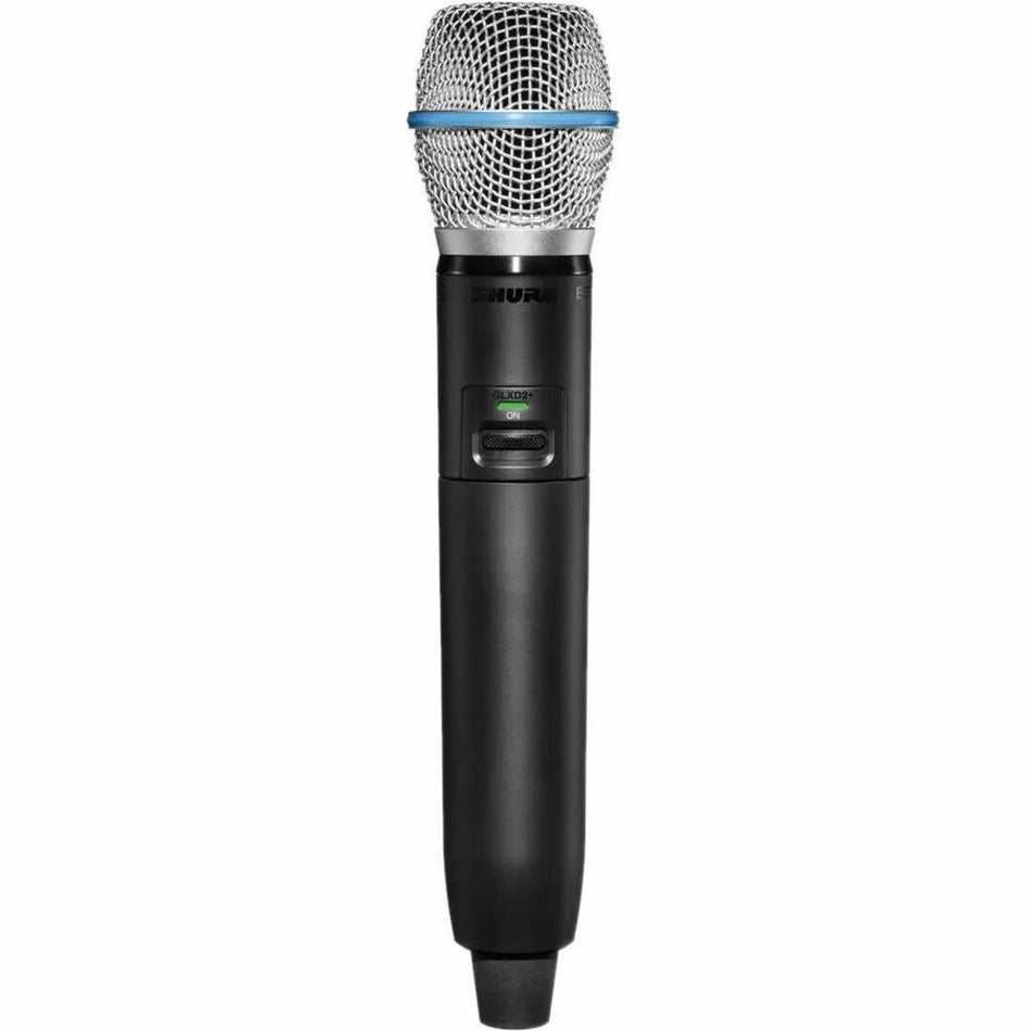 Shure Digital Wireless Dual Band Handheld Transmitter with BETA 87A Vocal Microphone - GLXD2+/B87A=-Z3