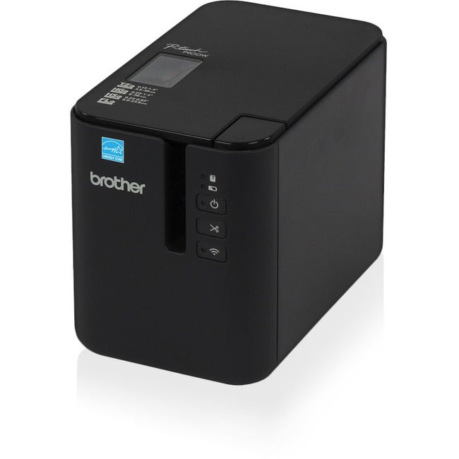 Brother P-touch PTP900C Desktop Thermal Transfer Printer - Monochrome - Label Print - USB - Serial - With Cutter - PTP900C