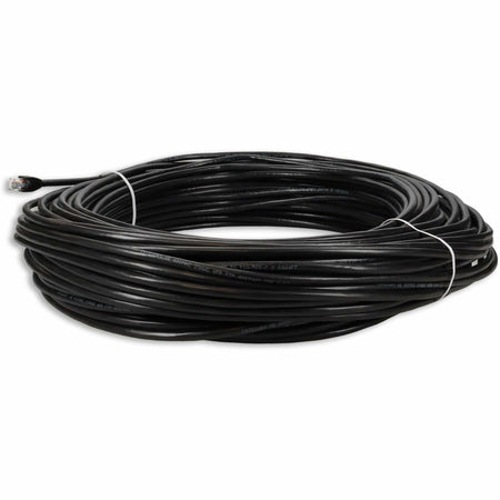 AddOn 165ft Black CAT 6 PVC Ethernet Cable Snagless Bubble Boot Outdoor RJ-45 M/M - ADD-165FCAT6O-BK