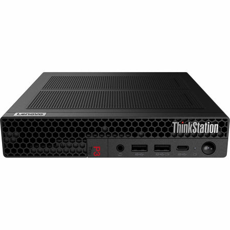 Lenovo ThinkStation P3 30H00012US Workstation - 1 x Intel Core i5 13th Gen i5-13500T - 16 GB - 512 GB SSD - Tiny - Black - 30H00012US