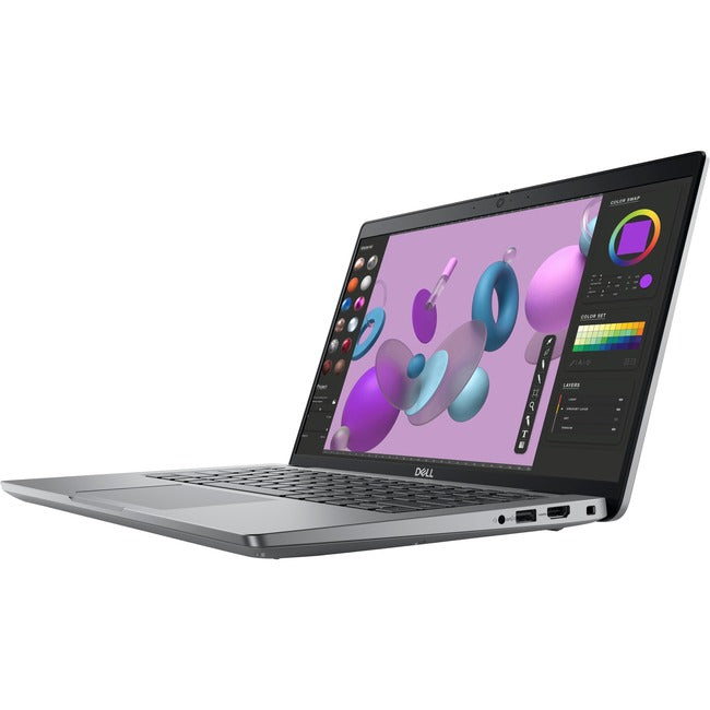 Dell Precision 3000 3480 14" Mobile Workstation - Full HD - Intel Core i5 13th Gen i5-1350P - 16 GB - 256 GB SSD - Titan Gray - GD44D