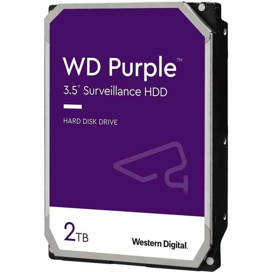 WD Purple WD23PURZ 2 TB Hard Drive - 3.5" Internal - SATA - Purple - WD23PURZ