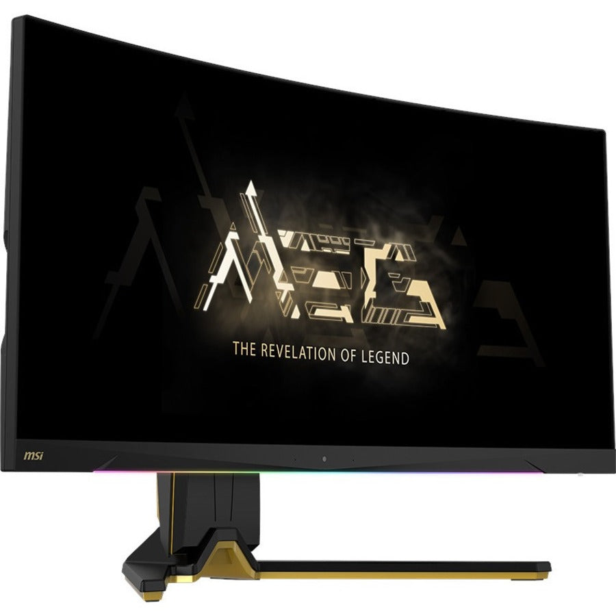 MSI MEG 342C QD-OLED 34" Class UW-QHD Curved Screen Gaming OLED Monitor - 21:9 - Black, Gold - MEG342CQDOLED