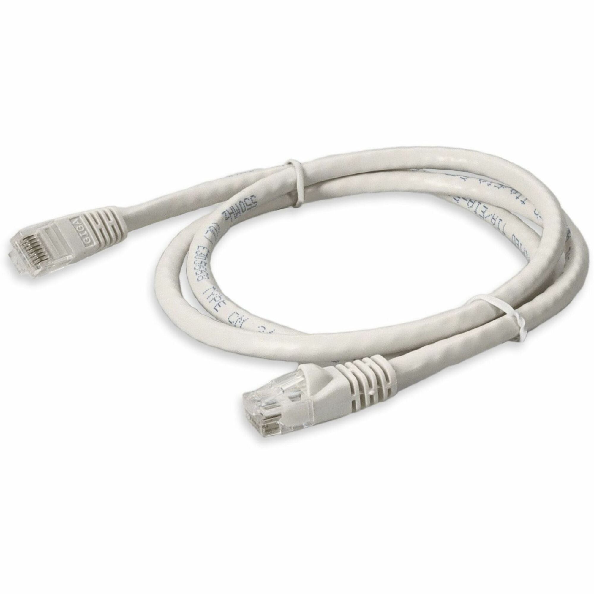 AddOn 3ft White CAT 6 PVC Ethernet Cable Snagless Easy Clear Boot TAA RJ-45 M/M - ADD-3FCAT6-WE-TAA