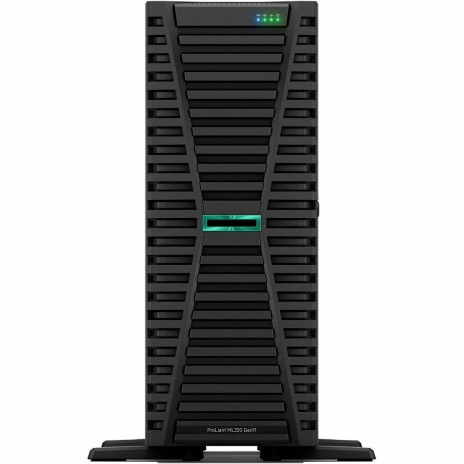 HPE ProLiant ML350 G11 4U Tower Server - 1 x Intel Xeon Silver 4416+ 2 GHz - 32 GB RAM - Serial ATA, Serial Attached SCSI (SAS) Controller - P53568-001