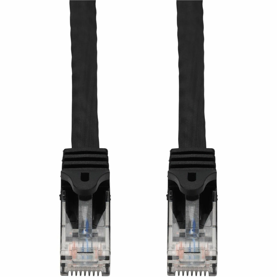 AddOn 1ft Black CAT 6A PVC Ethernet Cable Snagless Easy Boot RJ-45 M/M - ADD-1FCAT6ASN-BK