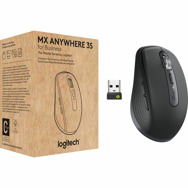 Logitech MX Anywhere 3S for Business - Wireless Mouse - 910-006956