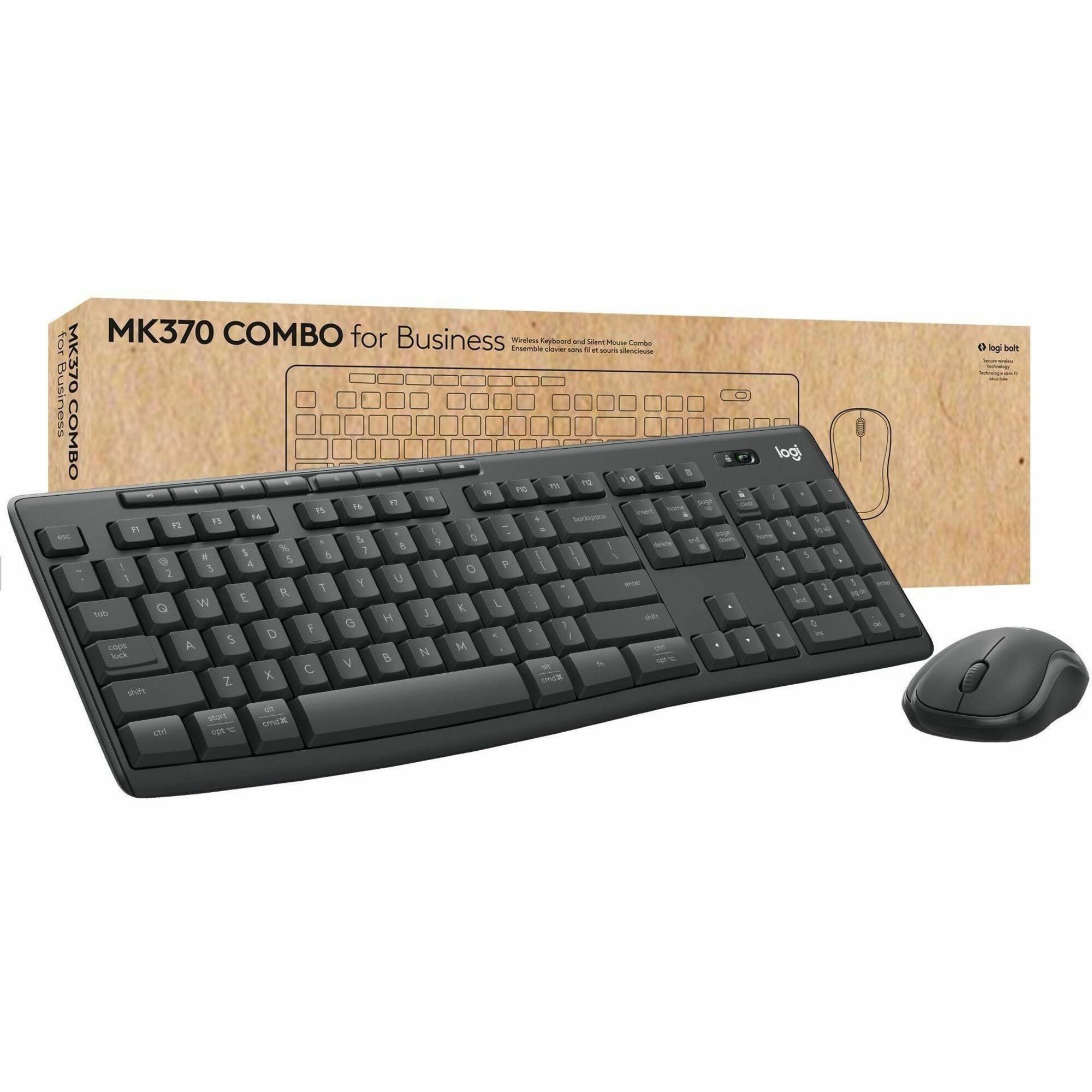 Logitech MK370 Combo for Business Wireless Keyboard and Silent Mouse - 920-011887