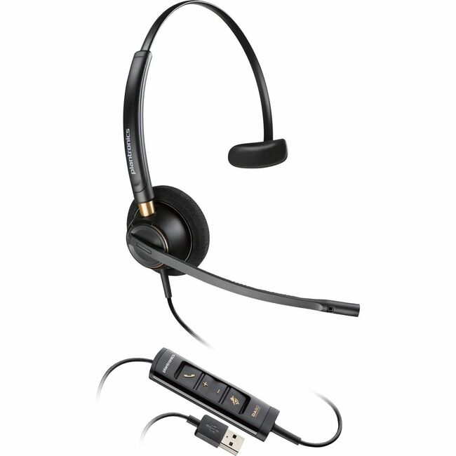 Poly EncorePro 515 Microsoft Teams Certified Monoaural with USB-A Headset - 783R1AA