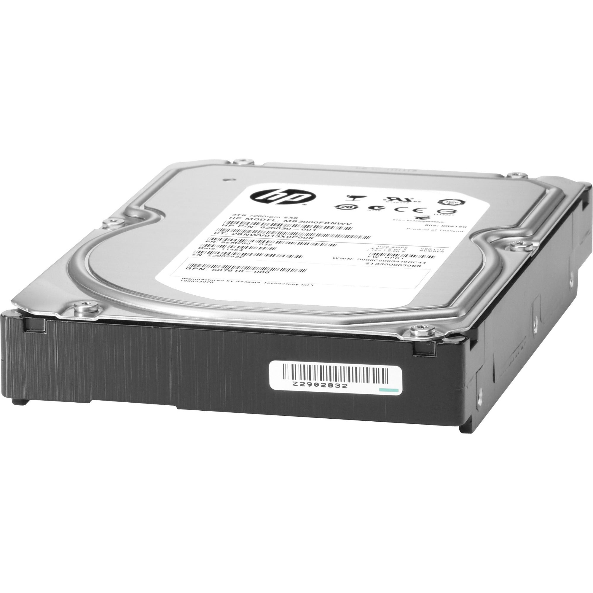 HPE Sourcing 6 TB Hard Drive - 3.5" Internal - SATA (SATA/600) - 797269-B21