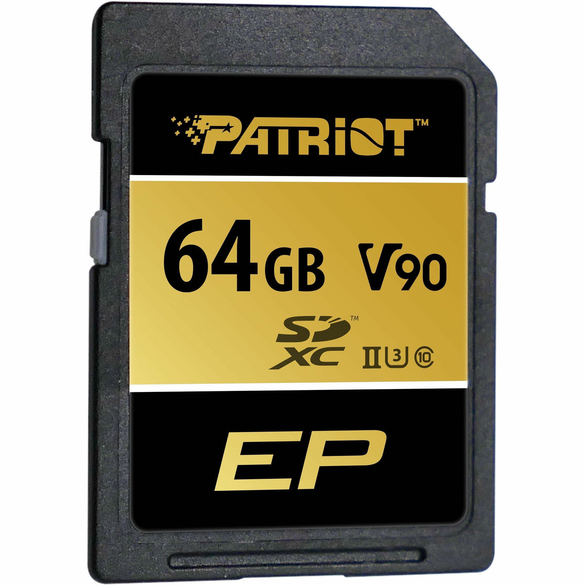 Patriot Memory 64 GB Class 10/UHS-II (U3) V90 SDXC - 1 Pack - PEF64GEP92SDX