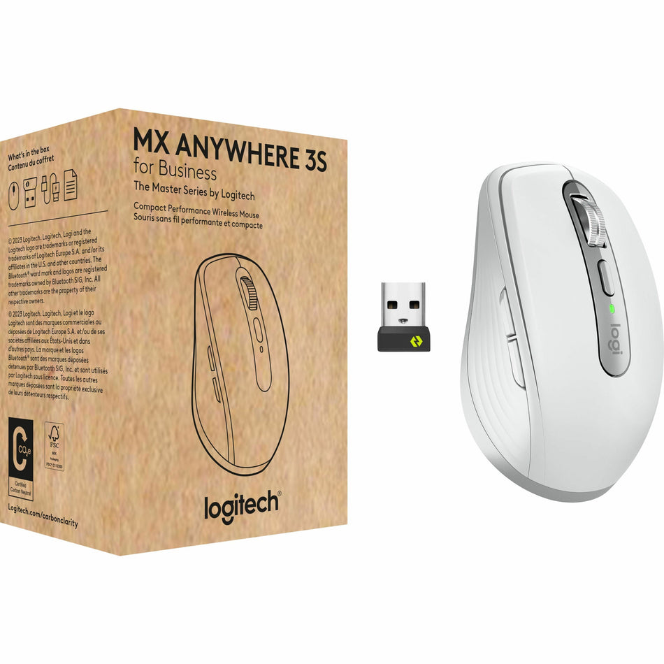 Logitech MX Anywhere 3S for Business - Wireless Mouse - 910-006957