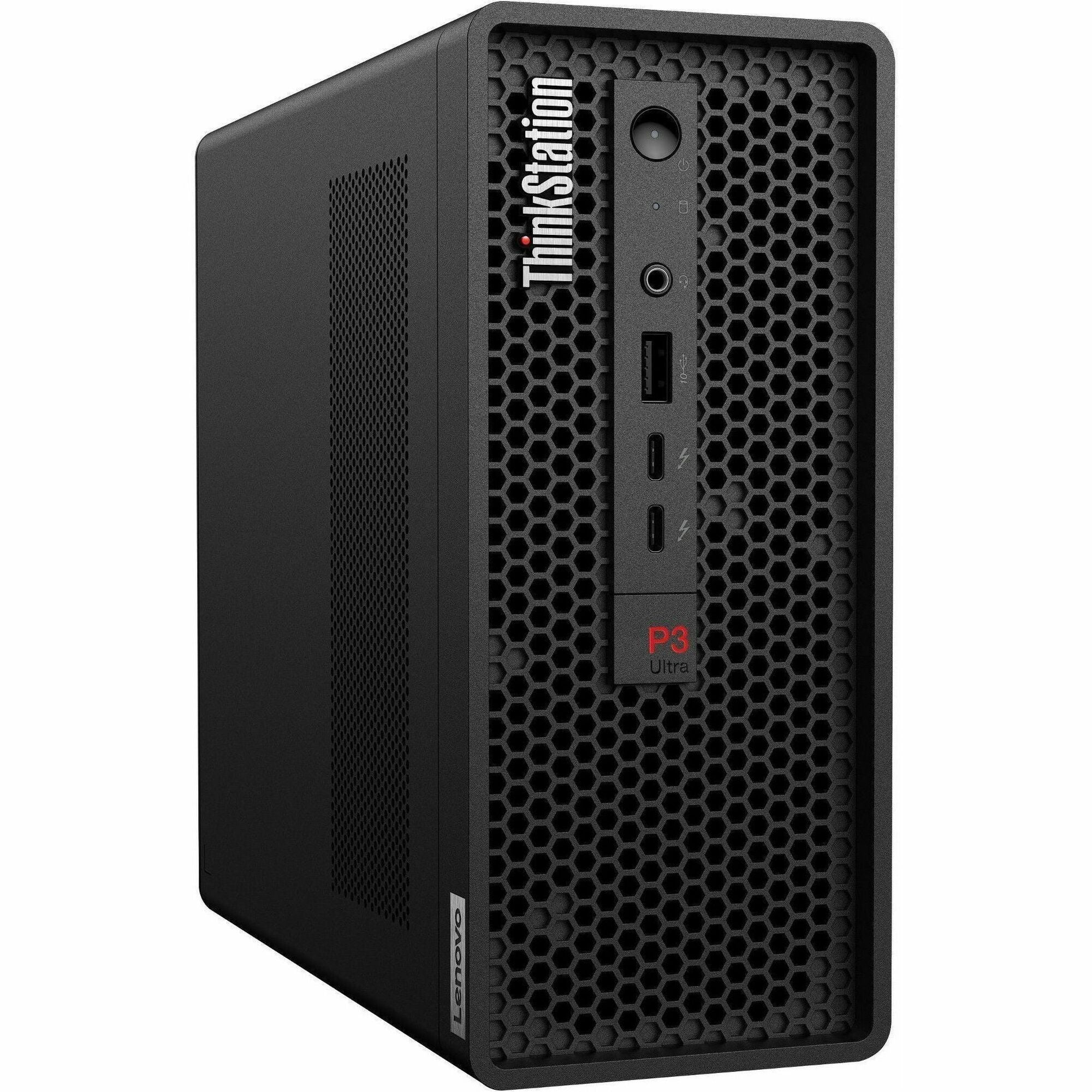 Lenovo ThinkStation P3 30HA001MUS Workstation - Intel Core i7 13th Gen i7-13700T - 32 GB - 1 TB SSD - Mini-tower - 30HA001MUS