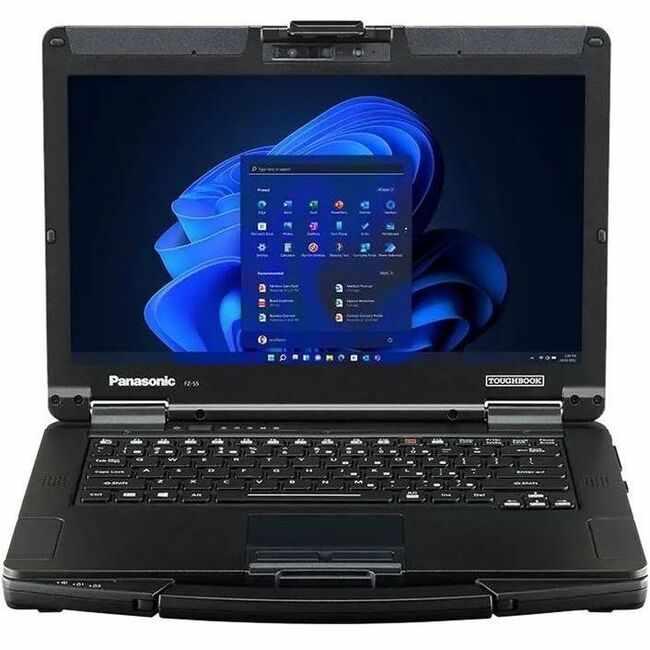 Panasonic TOUGHBOOK FZ-55 FZ-55DZ06SAM 14" Semi-rugged Notebook - HD - Intel Core i5 11th Gen i5-1145G7 - vPro Technology - 16 GB - 512 GB SSD - FZ-55DZ06SAM