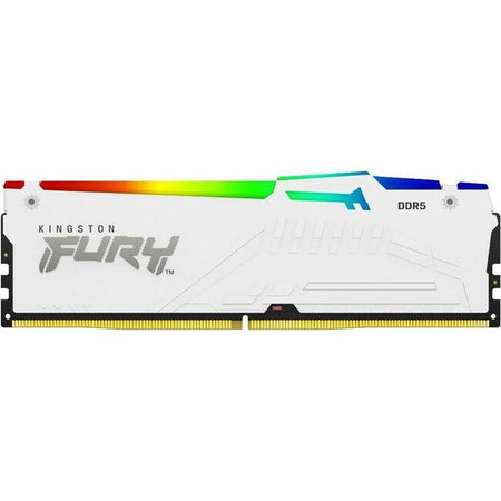 Kingston 64GB (4x16GB) DDR5 6000MT/s CL40 FURY Beast White RGB XMP - KF560C40BWAK4-64