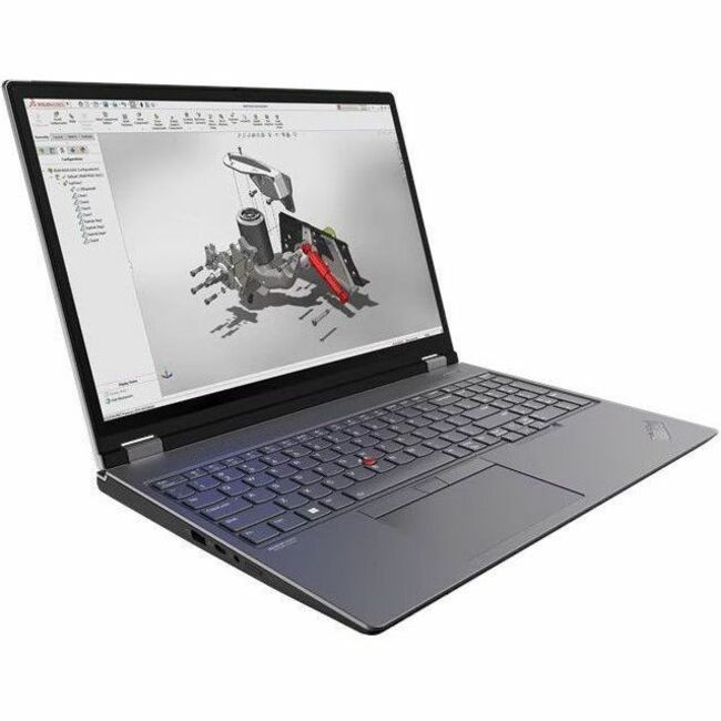 Lenovo ThinkPad P16 Gen 2 21FA002TUS 16" Mobile Workstation - WQXGA - 165 Hz - Intel Core i7 13th Gen i7-13700HX - 32 GB - 1 TB SSD - English Keyboard - Villi Black, Storm Gray - 21FA002TUS