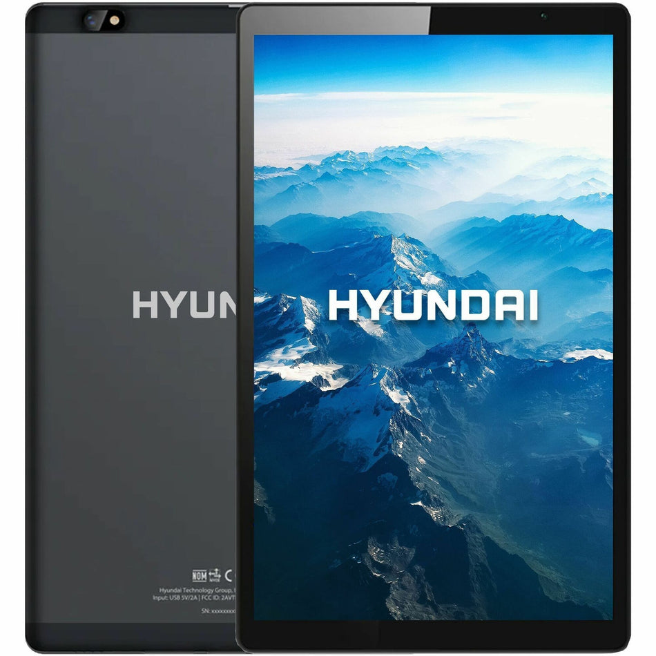 Hyundai HYtab Plus 10WB2, 10.1" HD IPS, Quad-Core Processor, Android 13, 4GB RAM, 64GB Storage, 5MP/8MP, AX WiFi, USB Type-C - HT10WB2MSG02