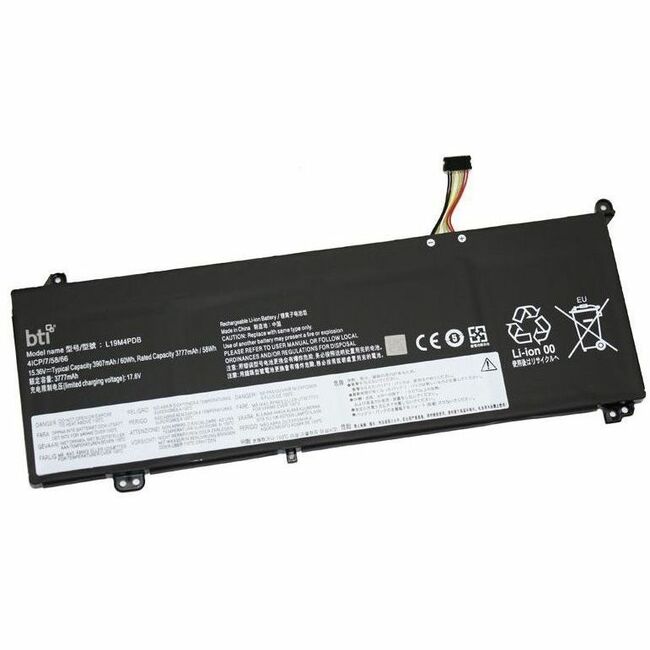 BTI L19C4PDB-BTI 15.44V 58WHR LI-ION BATTERY 5B10Z21201, 5B10Z21209, 5B11C22842, L19C4PDB, L19M4PDB, L20M4PDB, SB10Z21200, SB10Z21205, SB11C22841 - L19C4PDB-BTI