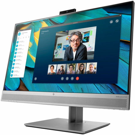 HPI SOURCING - NEW Business E243m 24" Class Webcam Full HD LED Monitor - 16:9 - Silver, Black - 1FH48A8#ABA