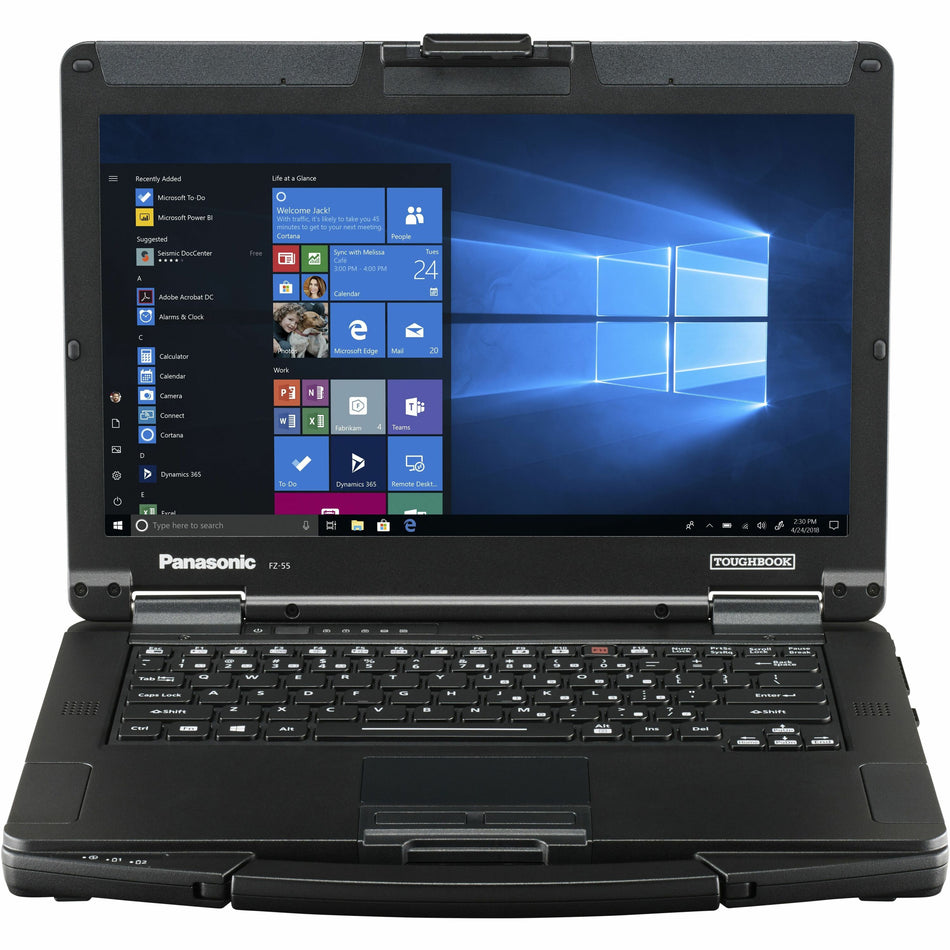 Panasonic TOUGHBOOK FZ-55 FZ-55FZ-4WAM 14" Touchscreen Semi-rugged Notebook - Full HD - Intel Core i5 11th Gen i5-1145G7 - vPro Technology - 16 GB - 512 GB SSD - FZ-55FZ-4WAM