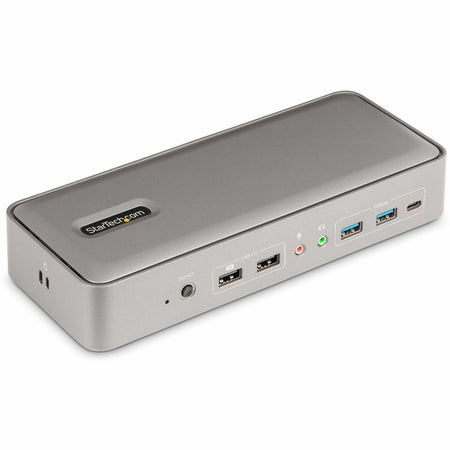 StarTech.com Dual-Laptop USB-C KVM Docking Station, Dual Monitor 4K 60Hz DisplayPort KVM Dock, 5x USB Hub, GbE, 90W/45W PD, Windows/Mac - 129N-USBC-KVM-DOCK